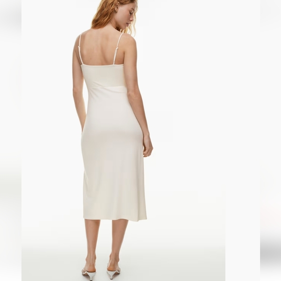 Aritzia Wilfred flight dress Sweetheart midi dress with slit - Picture 2 of 15